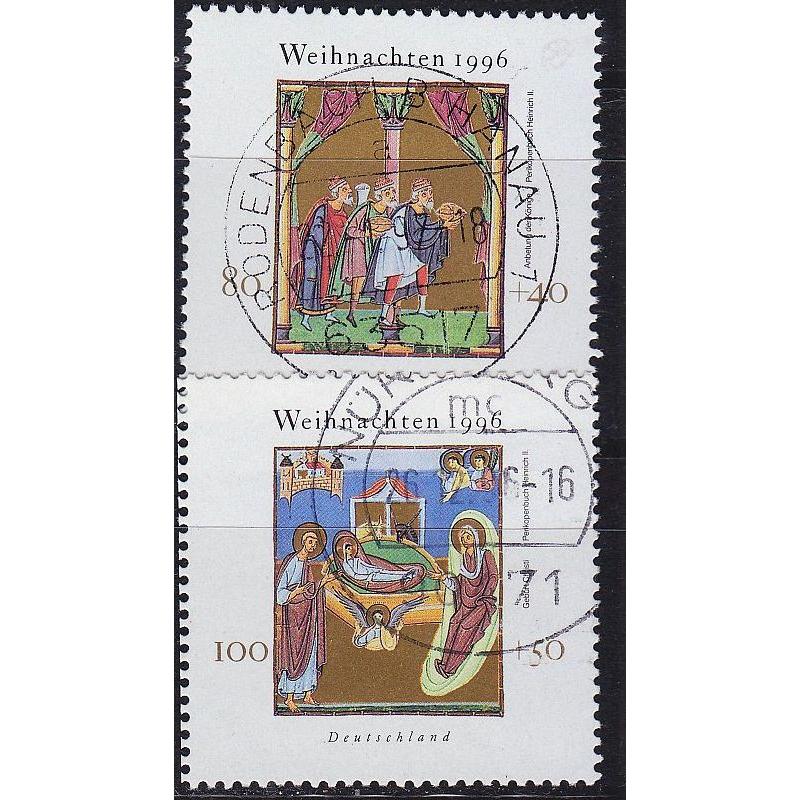 GERMANY BUND [1996] MiNr 1891-92 ( O/used ) Weihnachten