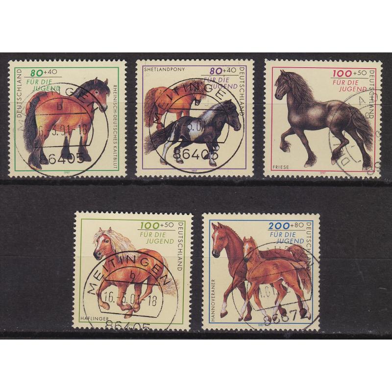 GERMANY BUND [1997] MiNr 1920-24 ( O/used ) [02] Tiere