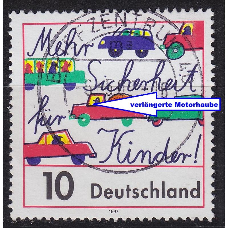 GERMANY BUND [1997] MiNr 1954 F1 ( O/used ) [02] Plattenfehler
