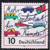 GERMANY BUND [1997] MiNr 1954 F1 ( O/used ) [03] Plattenfehler