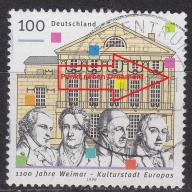 GERMANY BUND [1999] MiNr 2028 F2B IV ( O/used ) [01] Plattenfehler