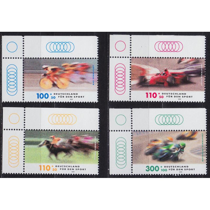 GERMANY BUND [1999] MiNr 2031-34 ( **/mnh ) [03] Sport Eckrand