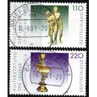 GERMANY BUND [2000] MiNr 2107-08 ( O/used ) Kunst