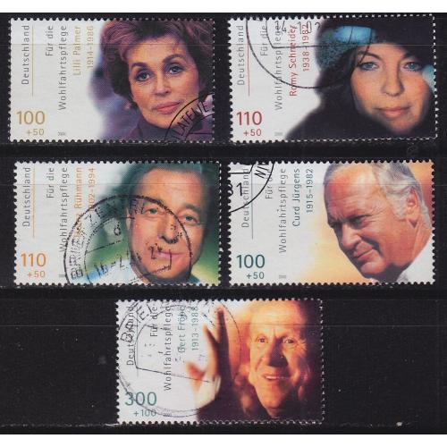 GERMANY BUND [2000] MiNr 2143-47 ( O/used ) [02]