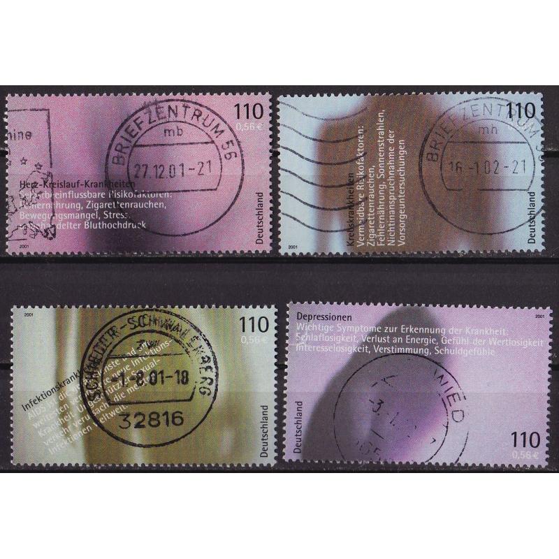 GERMANY BUND [2001] MiNr 2200-03 ( O/used ) [01]