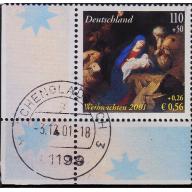 GERMANY BUND [2001] MiNr 2227 ( O/used ) [02] Weihnachten Eckrand