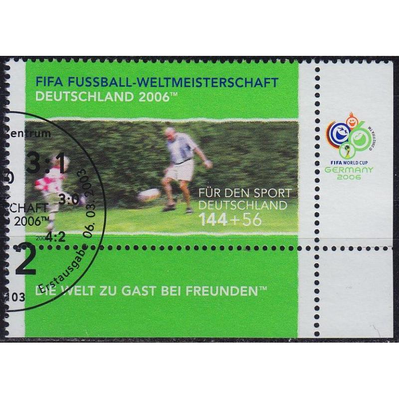 GERMANY BUND [2003] MiNr 2328 ( O/used ) [01] Fußball