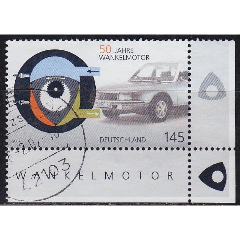 GERMANY BUND [2007] MiNr 2582 ( O/used ) Autos