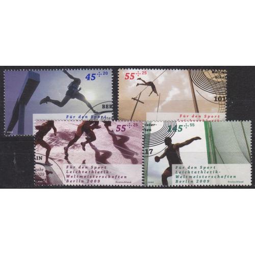 GERMANY BUND [2009] MiNr 2727-30 ( O/used ) Sport