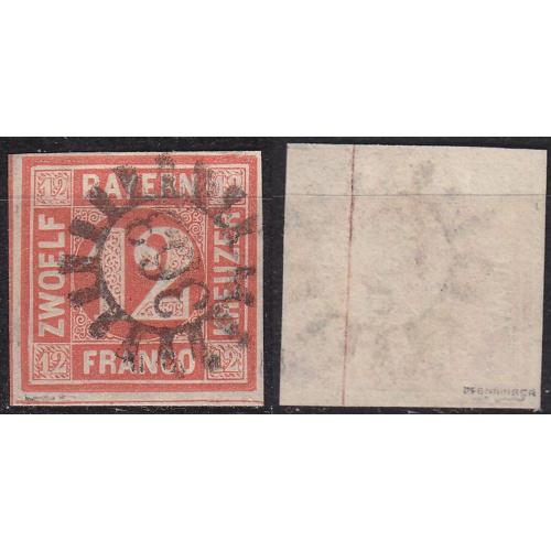 GERMANY Bayern Bavaria [1850] MiNr 0006 ( O/used ) [01]