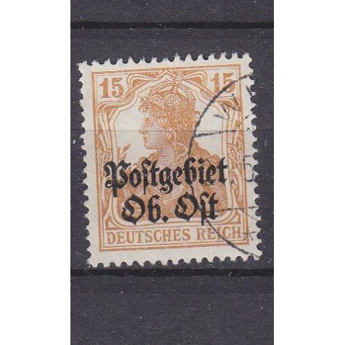 GERMANY REICH Besetzung [OberOst] MiNr 0006 ( O/used )