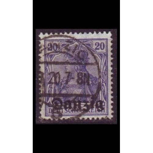 GERMANY REICH Danzig [1920] MiNr 0004 ( OO/used )