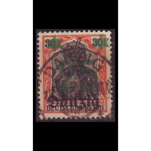 GERMANY REICH Danzig [1920] MiNr 0018 ( OO/used )