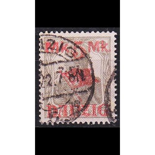 GERMANY REICH Danzig [1920] MiNr 0045 I ( OO/used ) [03]