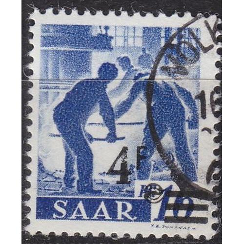 GERMANY Saar [1947] MiNr 0231 II ( O/used )