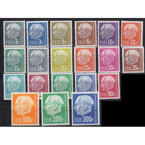 GERMANY Saar [1957] MiNr 0409-28 ( **/mnh )