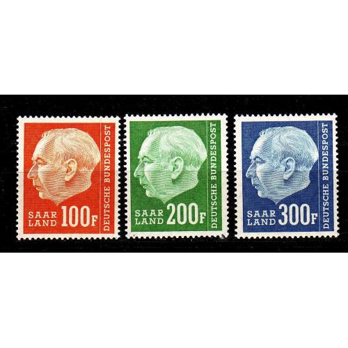 GERMANY Saar [1957] MiNr 0409 ex ( **/mnh ) [01] die Spitzen