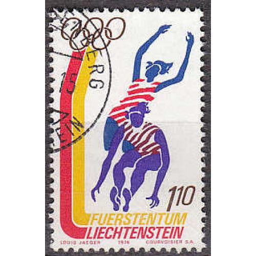 LIECHTENSTEIN [1976] MiNr 0654 ( O/used ) Sport