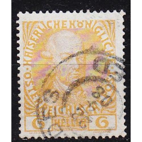 ÖSTERREICH AUSTRIA [1908] MiNr 0143 v ( O/used )
