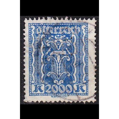 ÖSTERREICH AUSTRIA [1922] MiNr 0395 ( O/used ) [01] perfin