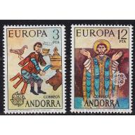 ANDORRA SPANISCH [1975] MiNr 0096-97 ( **/mnh ) CEPT