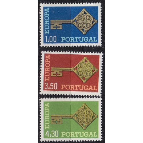 PORTUGAL [1968] MiNr 1051-53 ( **/mnh ) CEPT