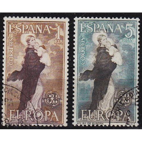 SPANIEN SPAIN [1963] MiNr 1411-12 ( O/used ) CEPT