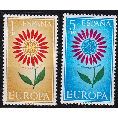 SPANIEN SPAIN [1964] MiNr 1501-02 ( **/mnh ) CEPT