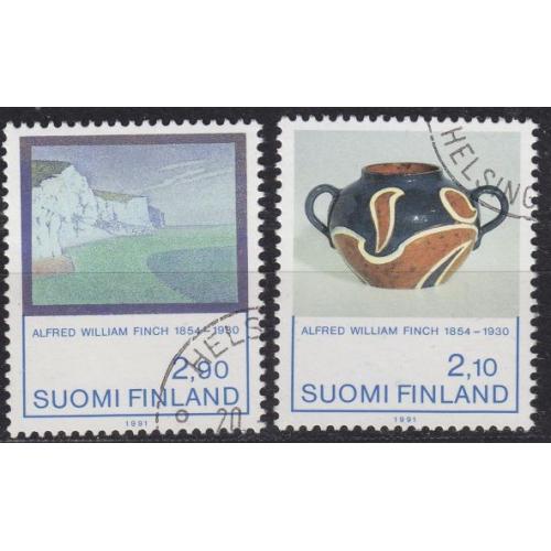 FINNLAND FINLAND SUOMI [1991] MiNr 1146-47 ( O/used ) Kunst