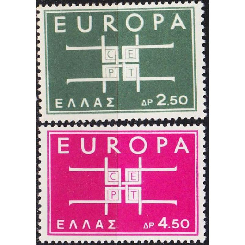GRIECHENLAND GREECE [1963] MiNr 0821-22 ( **/mnh ) CEPT