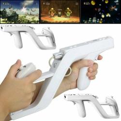 2 Zapper Gun for Nintendo Wii Remote Wiimote Controller
