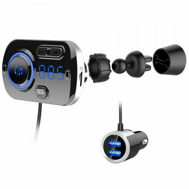 Handsfree Bluetooth FM Transmitter Wireless Radio Adapter Car Kit Mp3 Player USB